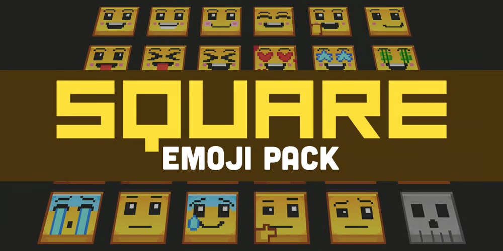 Simple Square Emoji Pack