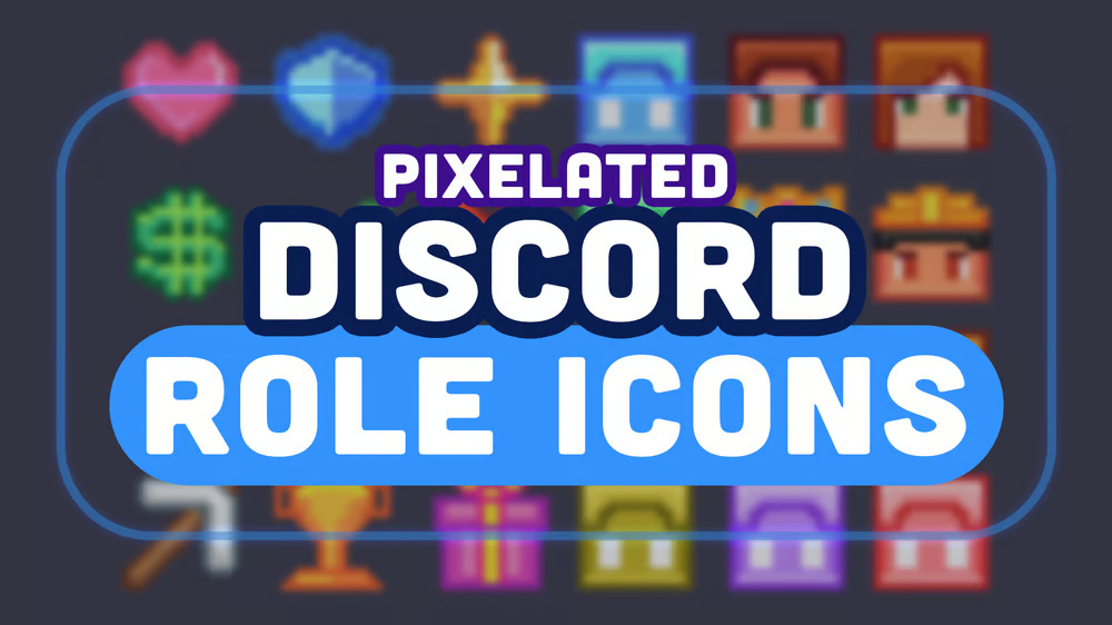 Pixelated Role Icons Emoji Pack