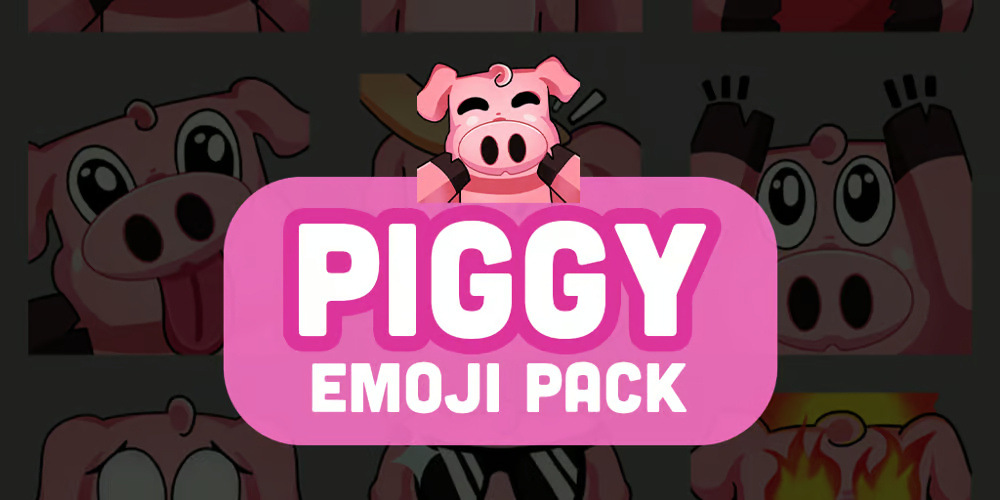 Minecraft Piggy Emoji Pack