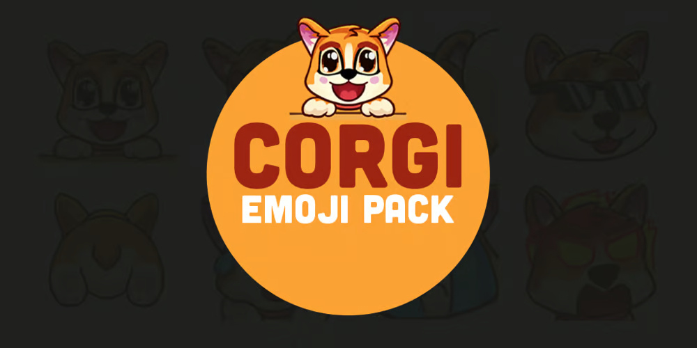 Corgi Emoji Pack